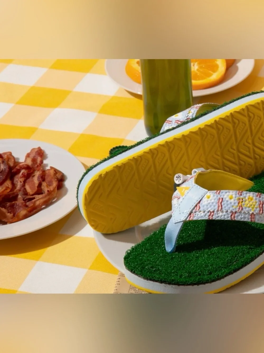 Reef Mulligan Breakfast Golf  Bottle Opener Flip Flops Men Size 9 NEW